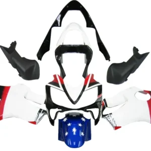 AMOTOPART 2001-2003 HONDA CBR600F4I WIT & ZWARTE STYLE 1 KUIST KIT