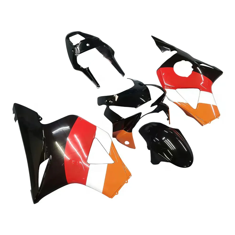 Amotopart 2002-2003 Honda CBR954 Fairing Orange & Black Kit