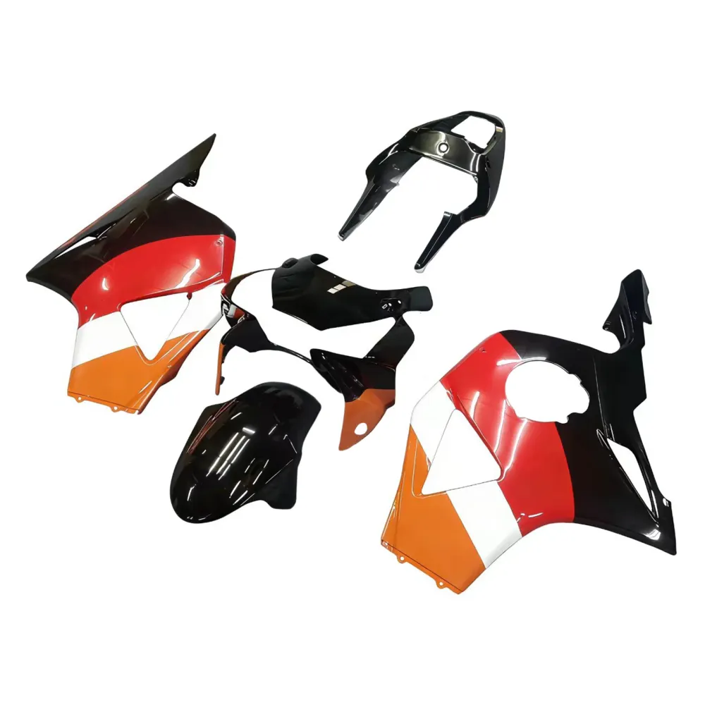 Amotopart 2002-2003 Honda CBR954 Fairing Orange & Black Kit