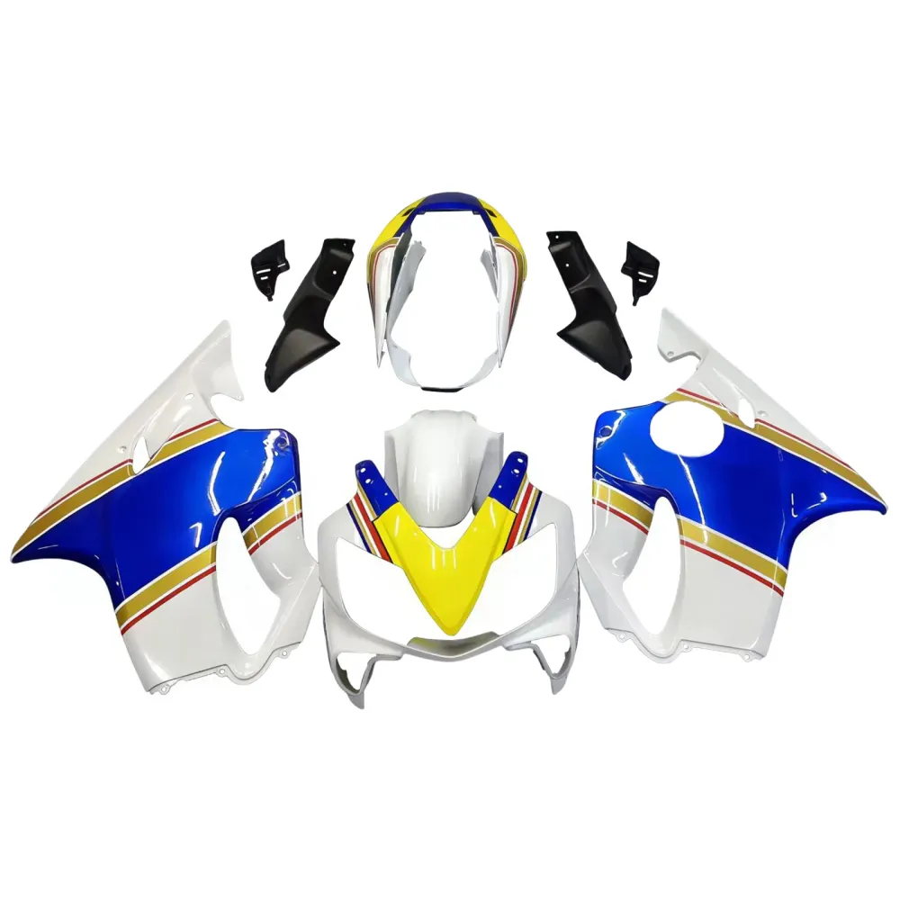 Amotopart 2004-2007 Honda CBR600 F4i Blauw&Ygele Style2 kuipset