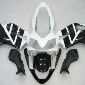 AMOTOPART 2004-2007 HONDA CBR600 F4I WIT & BLACK Fairing Kit