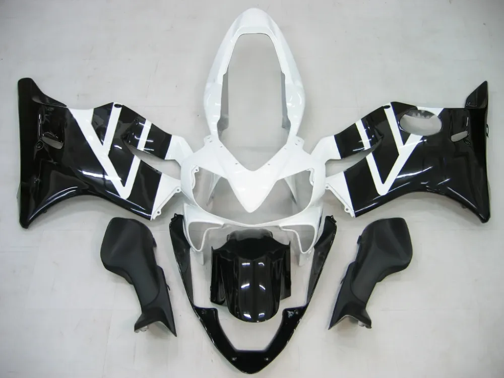 AMOTOPART 2004-2007 HONDA CBR600 F4I WIT & BLACK Fairing Kit