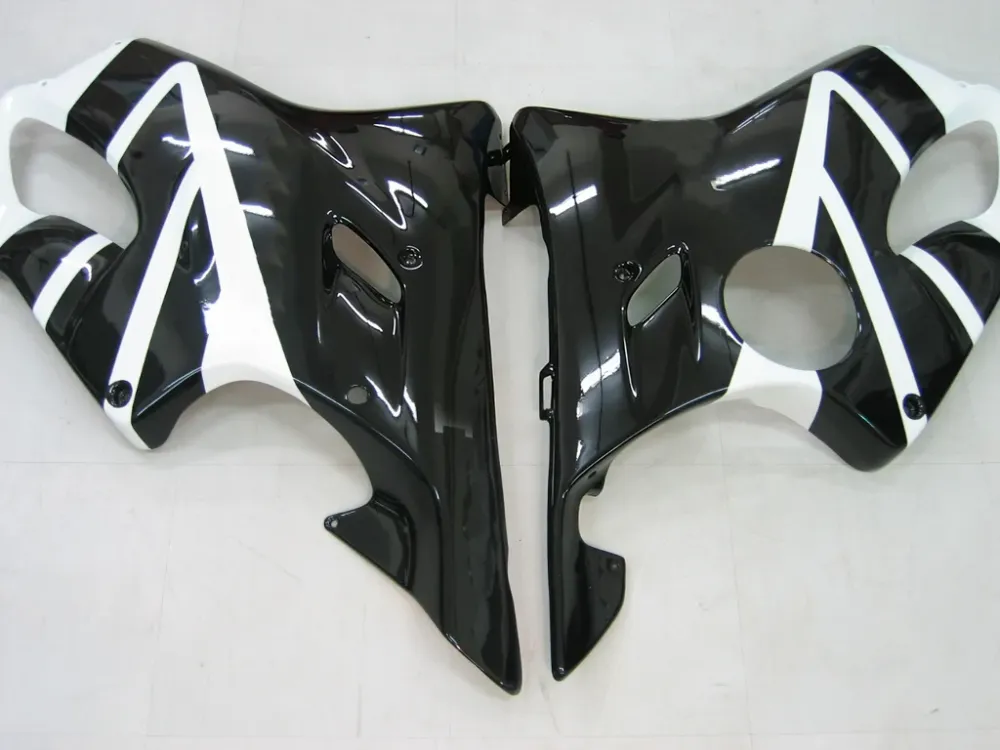 AMOTOPART 2004-2007 HONDA CBR600 F4I WIT & BLACK Fairing Kit