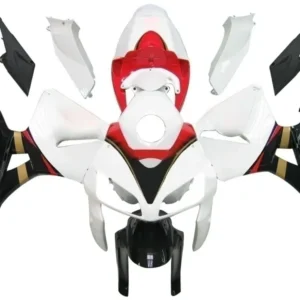 Amotopart 2005-2006 Honda CBR600RR Fairing White & Red Kit