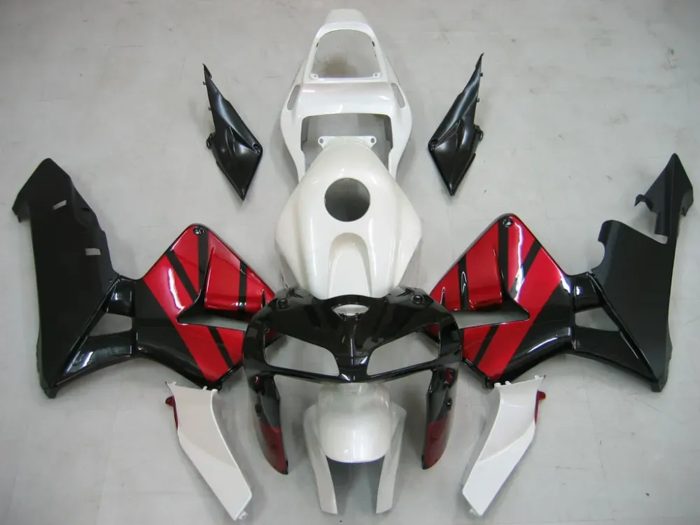 Amotopart 2005-2006 Honda CBR600RR Rood&Wwit&Bontbrekende kuipset