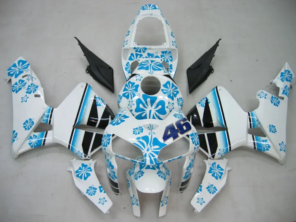 Amotopart 2005-2006 Honda CBR600RR Wit&BBlauwe accentkuipset