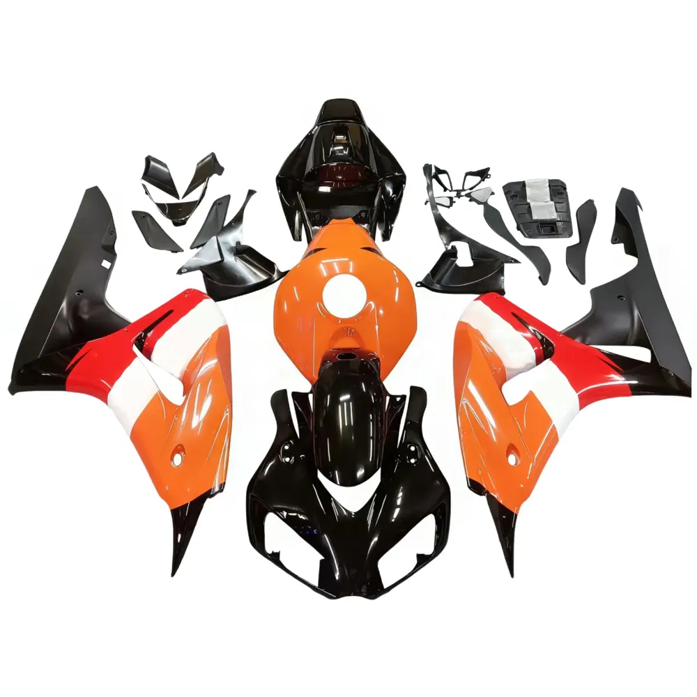 Amotopart 2006-2007 Honda CBR1000RR Kuip Oranje&Bgebrek aan kit