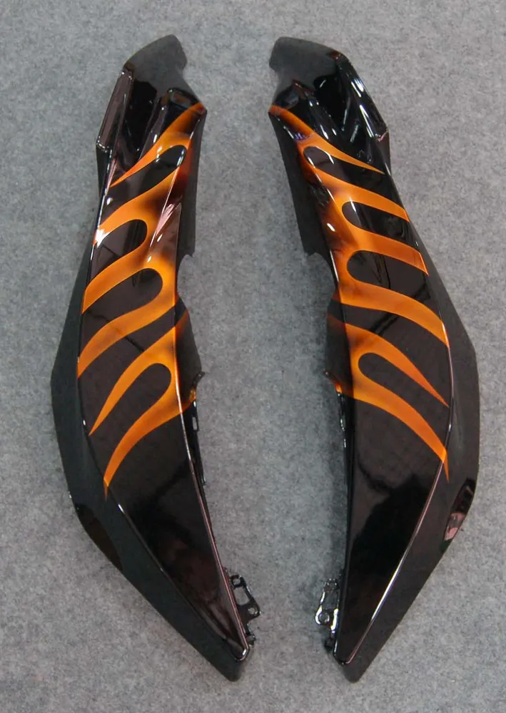 Amotopart 2007-2008 Honda CBR600RR Orange & Black Fairing Kit