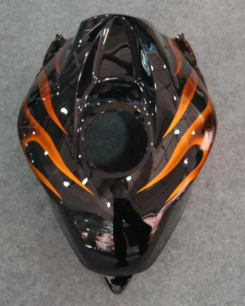 Amotopart 2007-2008 Honda CBR600RR Orange & Black Fairing Kit