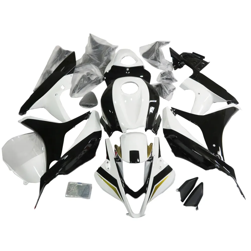 Amotopart 2007-2008 Honda CBR600RR zwart & witte kuipset