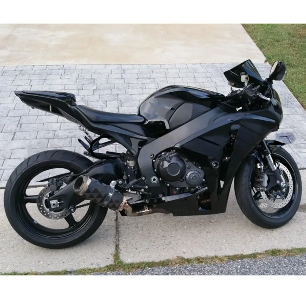 Amotopart 2008-2011 Honda CBR1000RR Glanzend&Matte Zwarte Kuipset