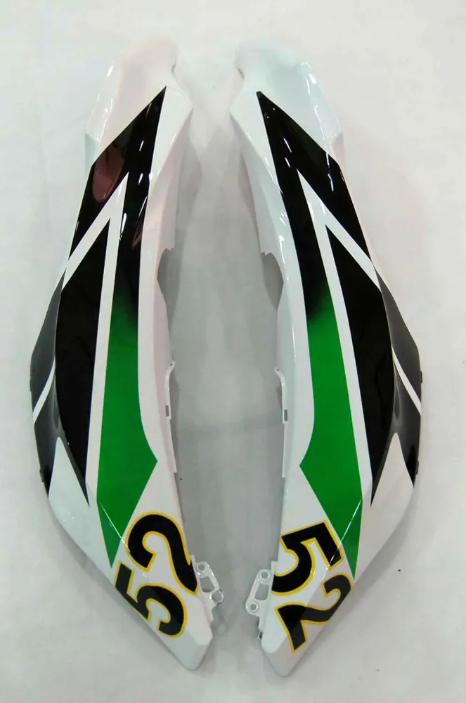 Amotopart 2009-2012 Honda CBR600RR Green & White Style2 Fairing Kit