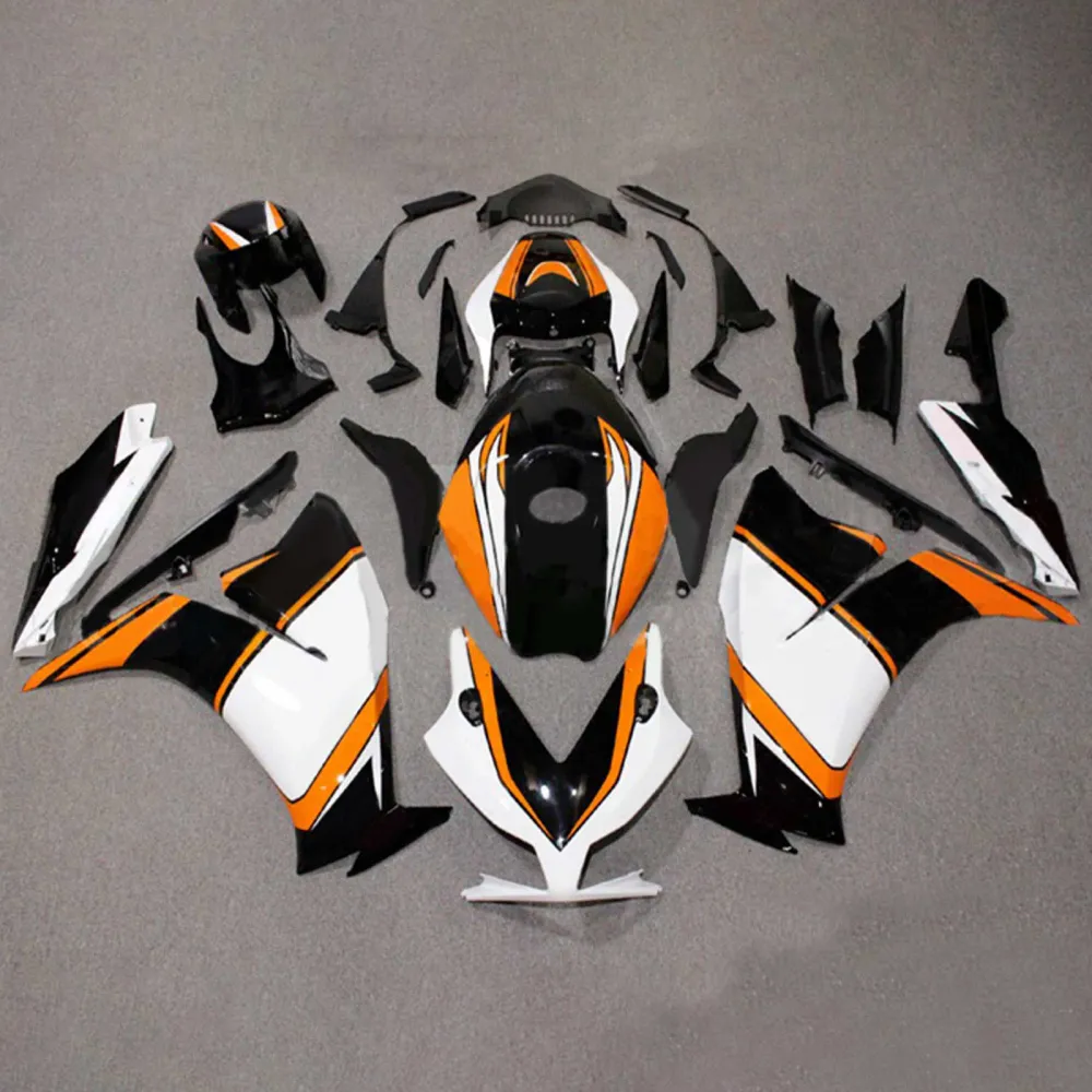 Amotopart 2012-2016 CBR1000RR Honda Orange & White Fairing Kit