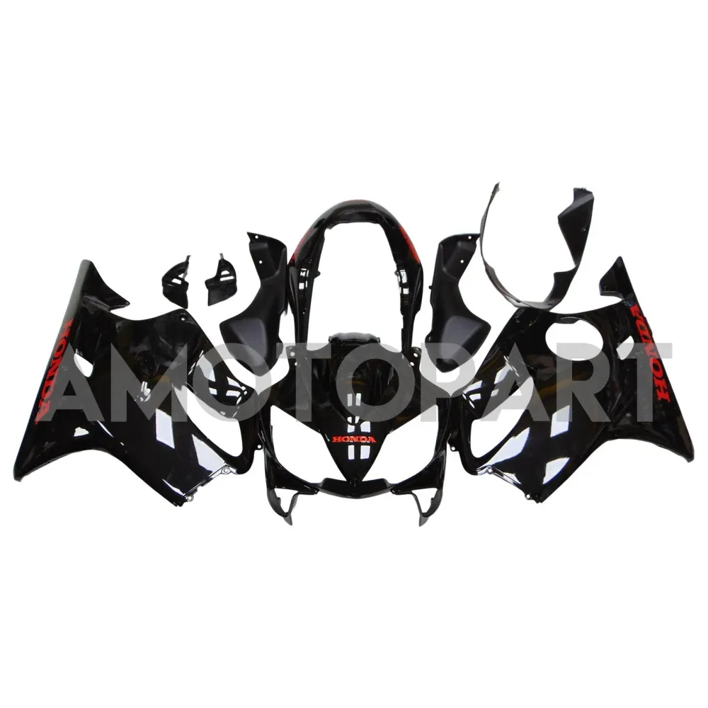 Amotopart Honda CBR600 F4I 2004-2007 Black Fairing Kit