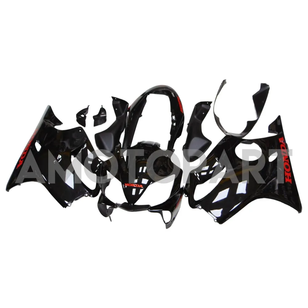 Amotopart Honda CBR600 F4I 2004-2007 Black Fairing Kit