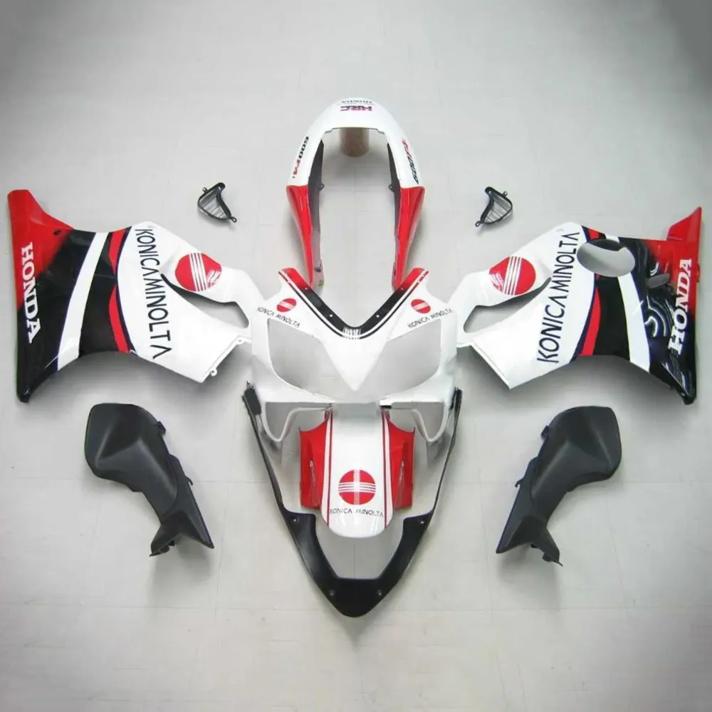 Amotopart Honda CBR600 F4i 2004-2007 Rood&Wwitte Style5 kuipset