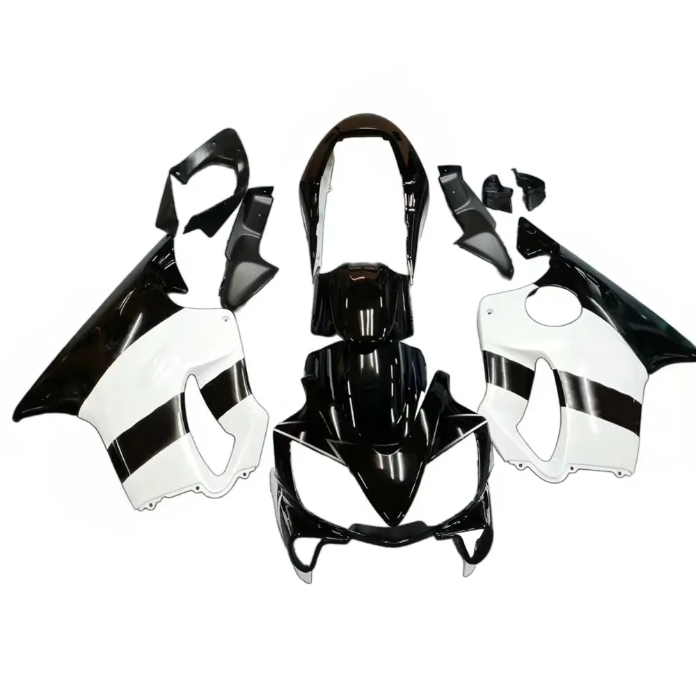 AMOTOPART HONDA CBR600 F4I 2004-2007 WIT & BLACK Fairing Kit