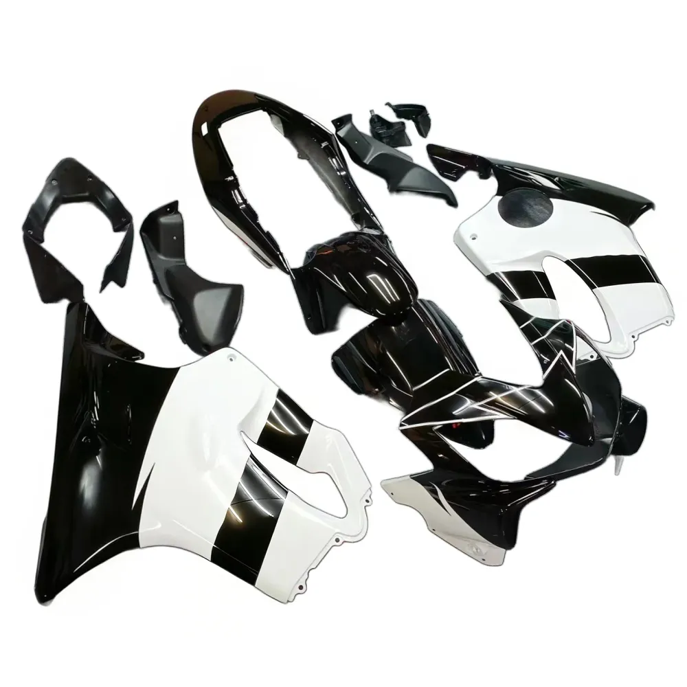 AMOTOPART HONDA CBR600 F4I 2004-2007 WIT & BLACK Fairing Kit
