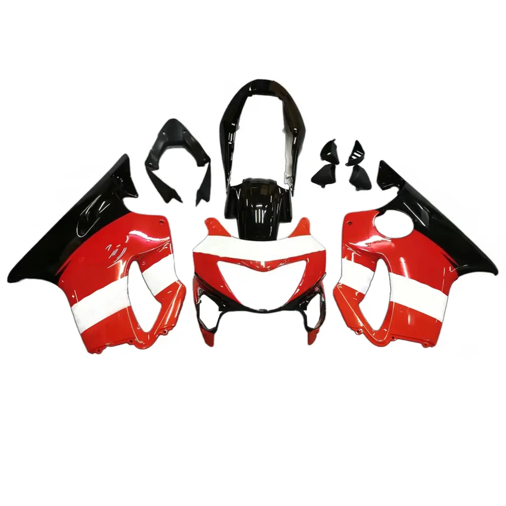 Amotopart Honda CBR600F4 1999-2000 Red & Orange Repjol Fairing Kit