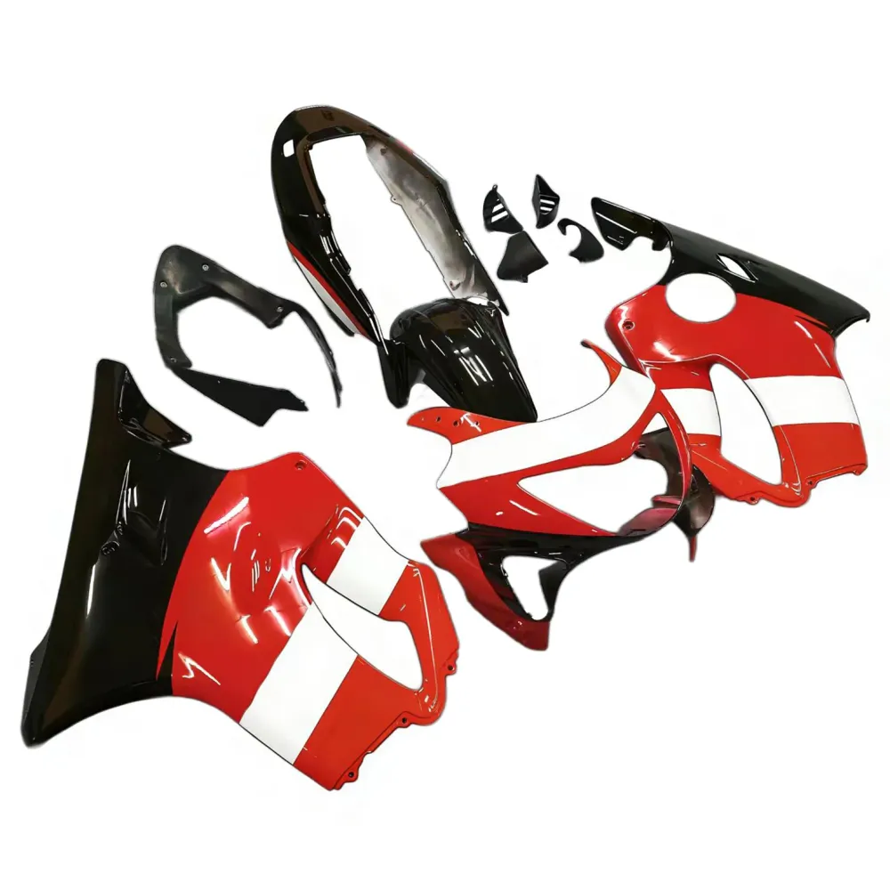 Amotopart Honda CBR600F4 1999-2000 Red & Orange Repjol Fairing Kit