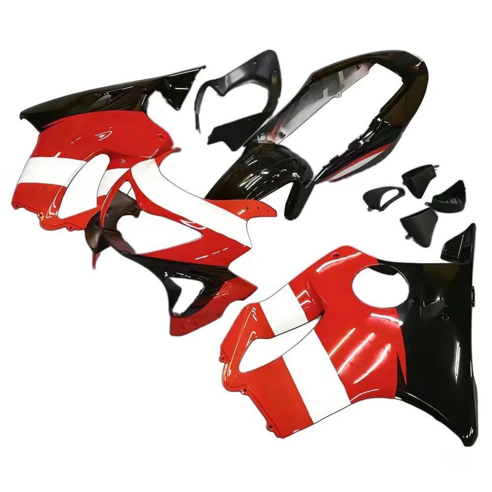 Amotopart Honda CBR600F4 1999-2000 Red & Orange Repjol Fairing Kit