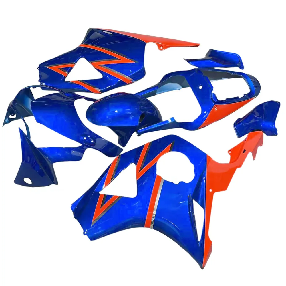 Amotopart Honda CBR954 2002-2003 Blue & Orange Fairing Kit
