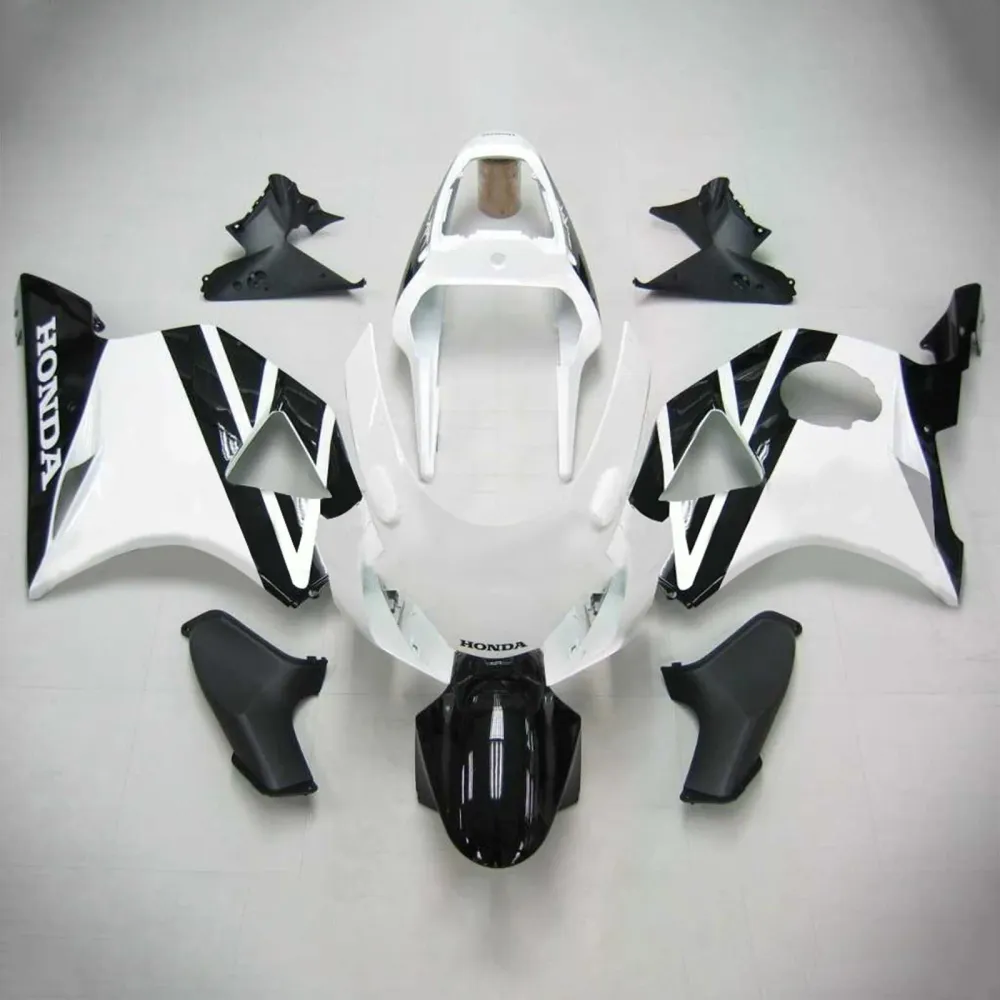 Amotopart Honda CBR954 2002-2003 Zwart&Wwitte kuipset