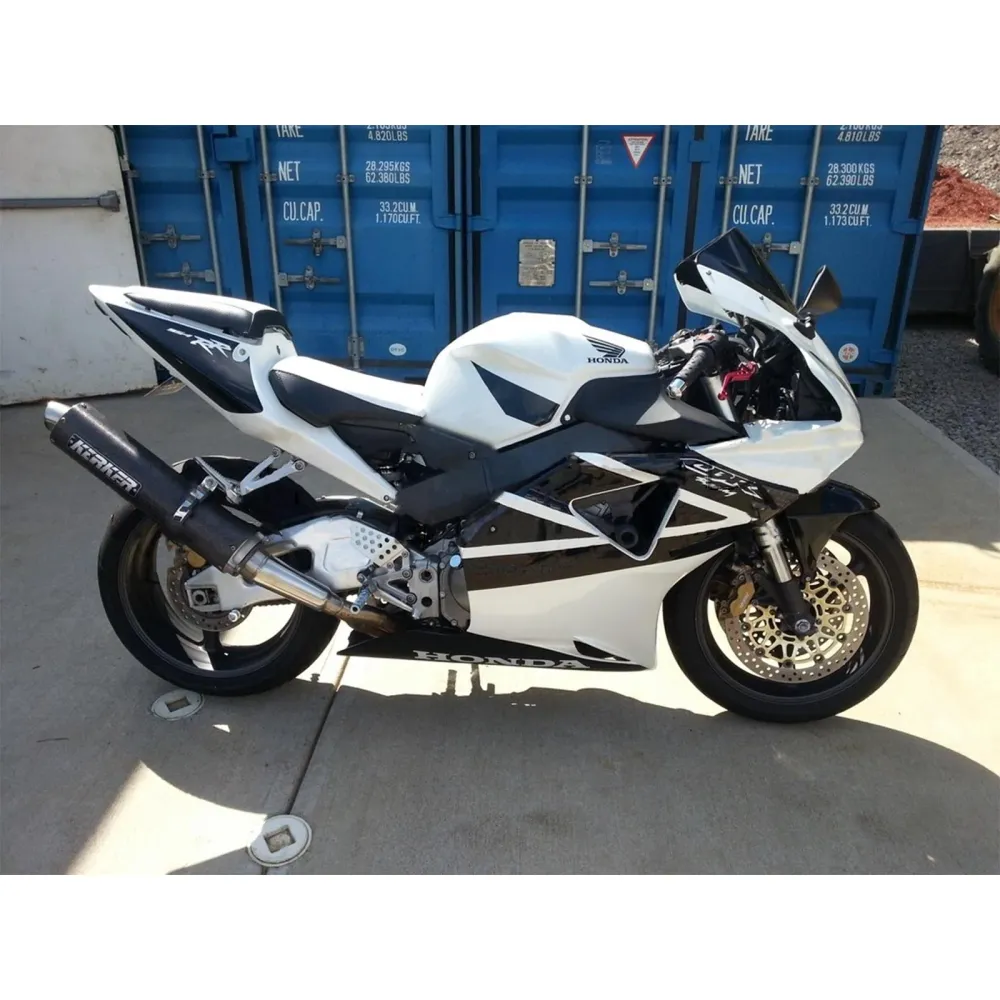 Amotopart Honda CBR954 2002-2003 Zwart&Wwitte kuipset