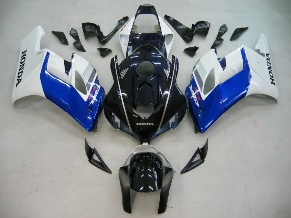 Amotopart kuip voor Honda CBR1000RR 2004-2005, wit&Bblauwe kit