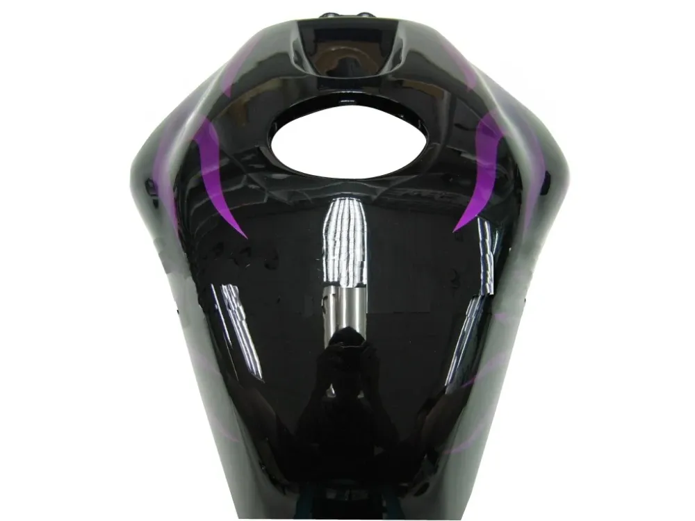 Amotopart kuip voor Honda CBR600RR 2003-2004, zwart&PPaarse Vlammenset