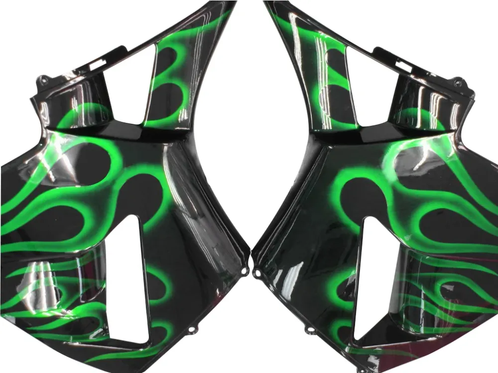 Amotopart kuip voor Honda CBR600RR 2005-2006, zwart&Ggroene kit