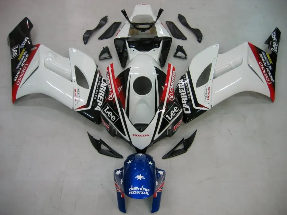 Amotopart stroomlijnkappen CBR1000RR 2004-2005 kuip meerkleurige Honda Racing kuipset