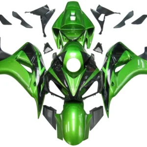 Amotopart Stroomlijnkappen Honda 1000RR 2006-2007 Kuip CBR Racing Green & Zwart Kuipset