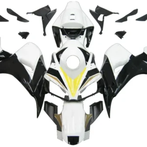 Amotopart Stroomlijnkappen Honda CBR1000RR 2006-2007 Kuip Wit & Zwart Playboy Racing Kuipset