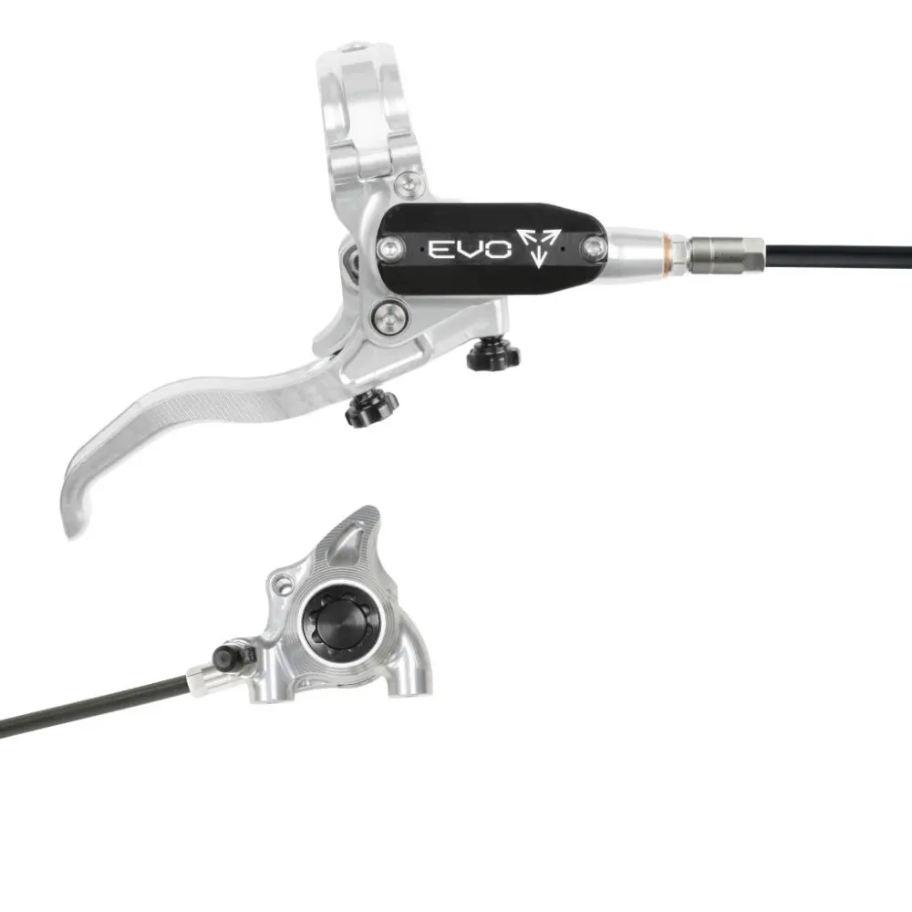 HOPE TECH 4 EVO X2 FM Achterrem Zilver/Zwart