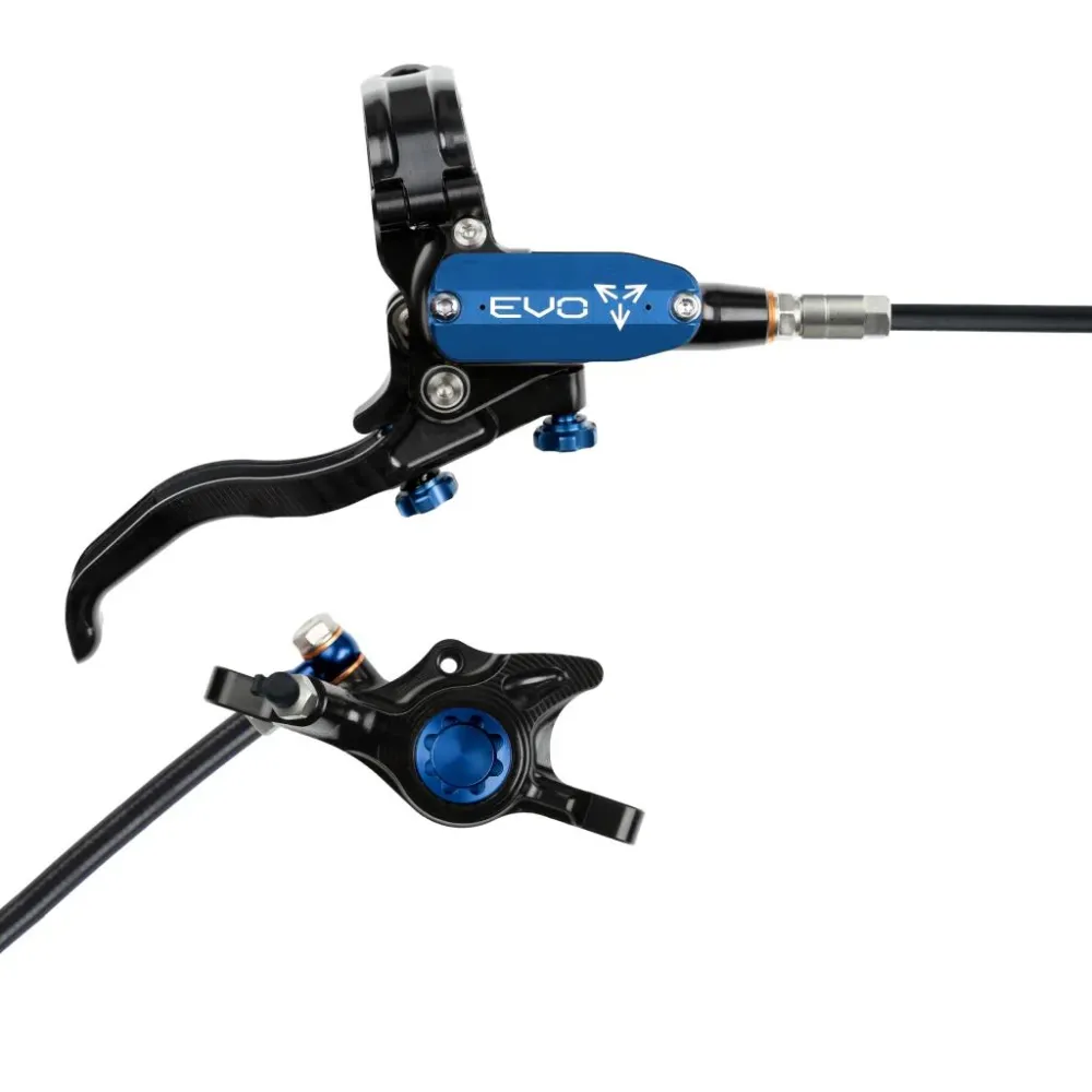 HOPE TECH 4 EVO X2 PM Achterrem Zwart/Blauw