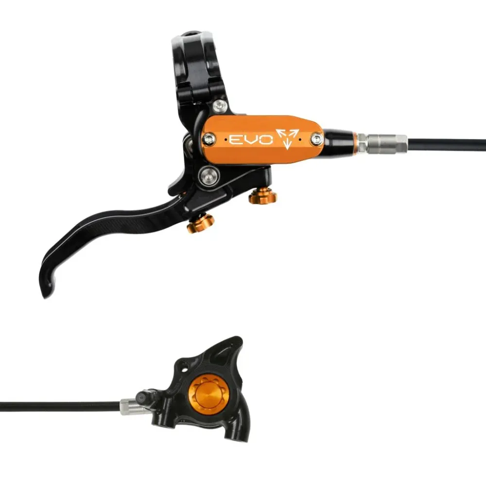 HOPE TECH 4 EVO X2 FM achterrem Zwart/Oranje