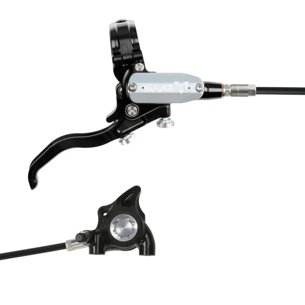HOPE TECH 4 EVO X2 FM Achterrem Zwart/Zilver