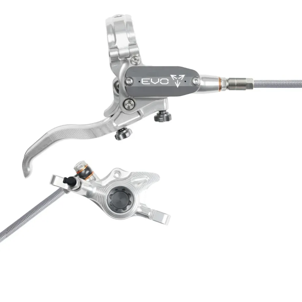 HOPE TECH 4 EVO X2 PM Aviation Achterrem Zilver/Rook