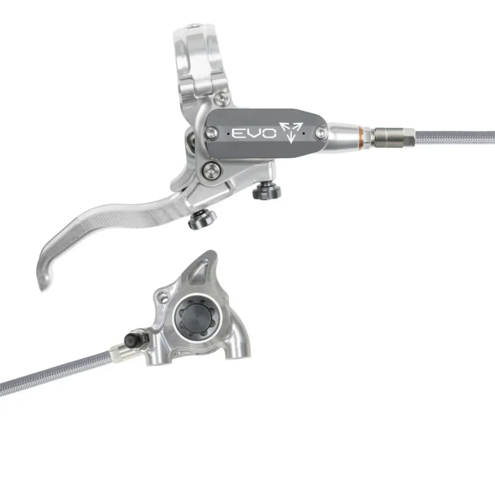 HOPE TECH 4 EVO X2 FM Aviation Achterrem Zilver/Rook