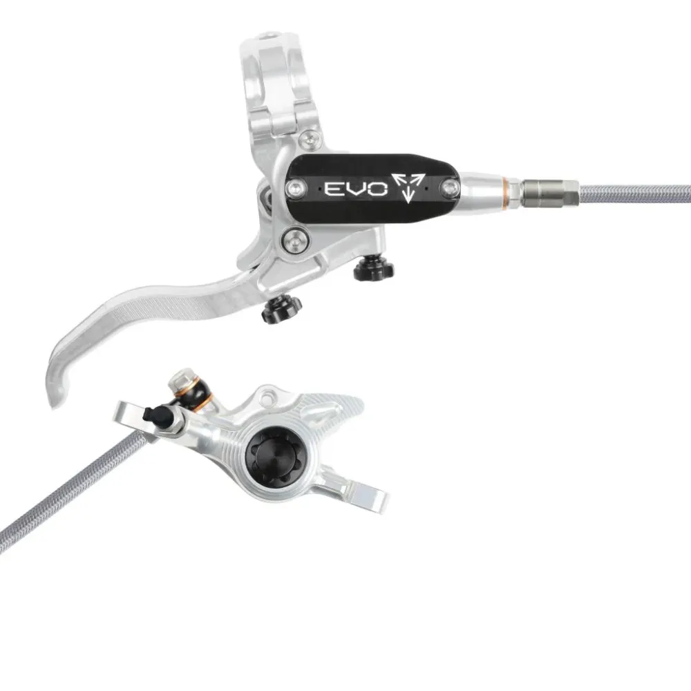 HOPE TECH 4 EVO X2 PM Aviation Achterrem Zilver/Zwart