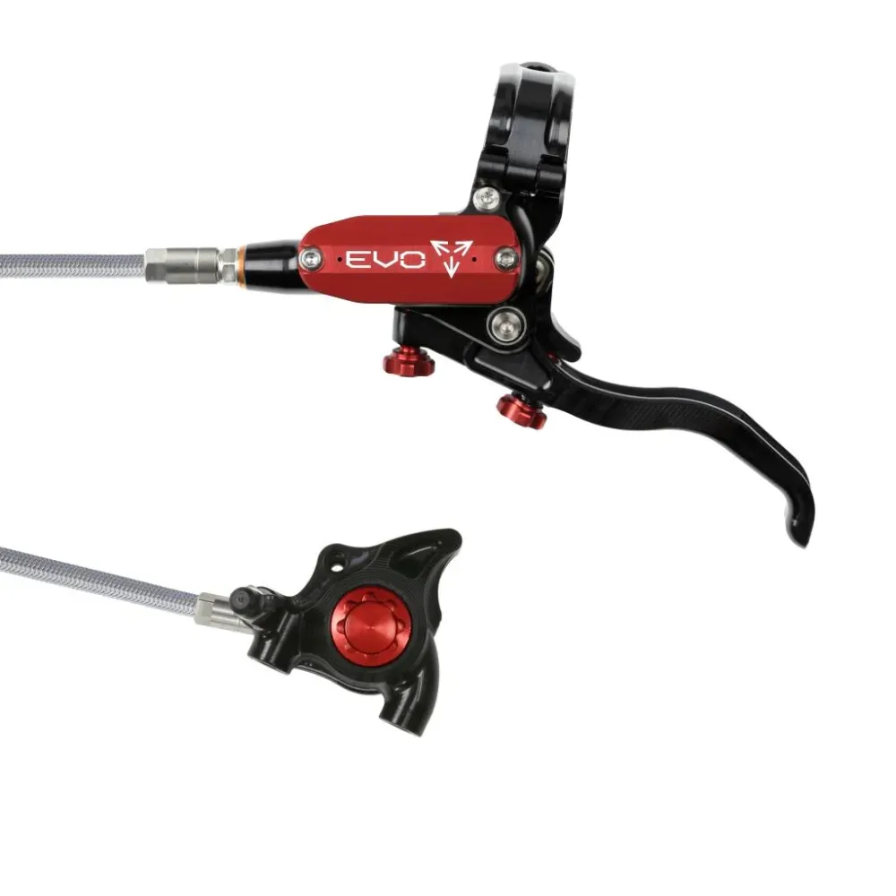 HOPE TECH 4 EVO X2 FM Aviation voorrem Zwart/Rood