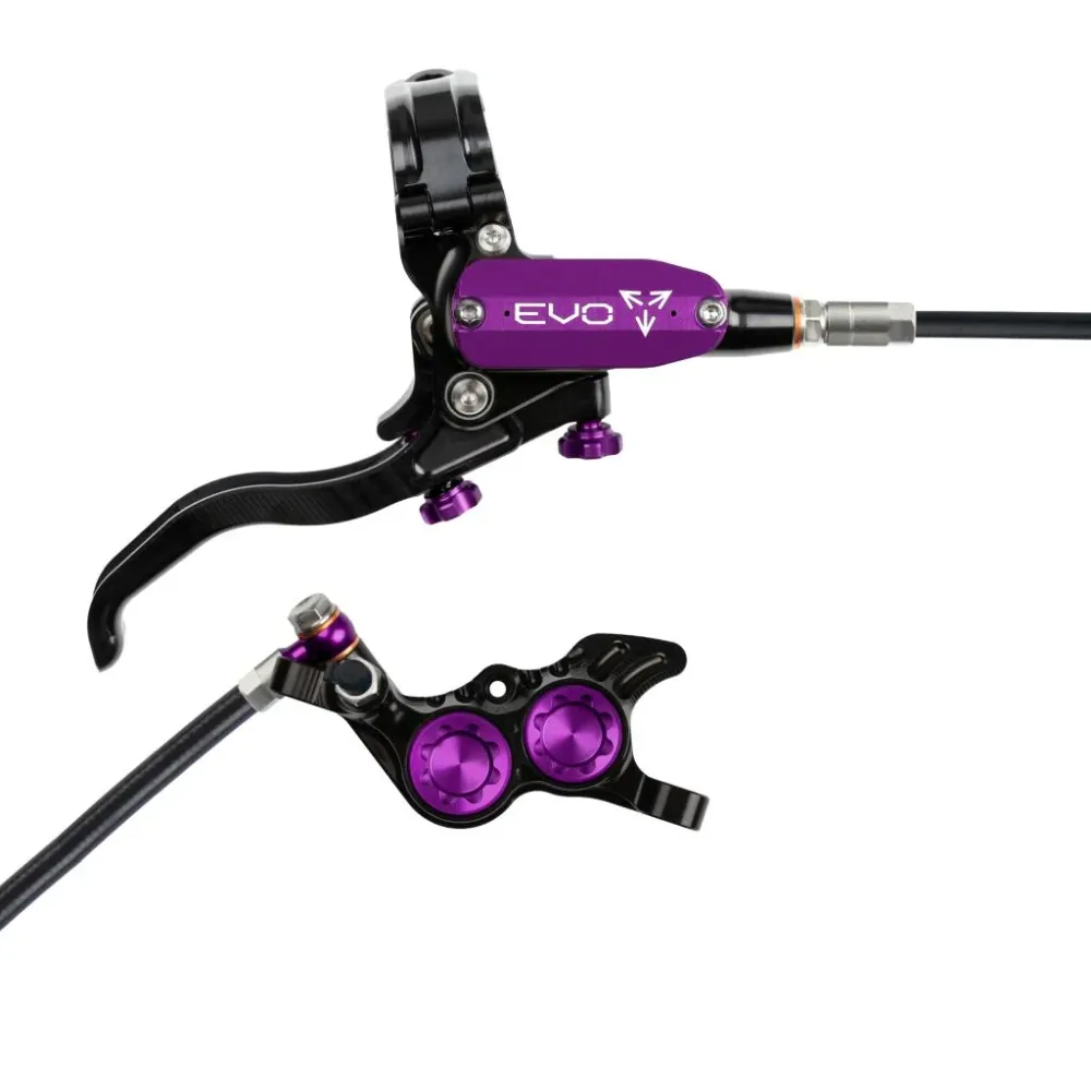 HOPE TECH 4 EVO GR4 achterrem Zwart/Paars