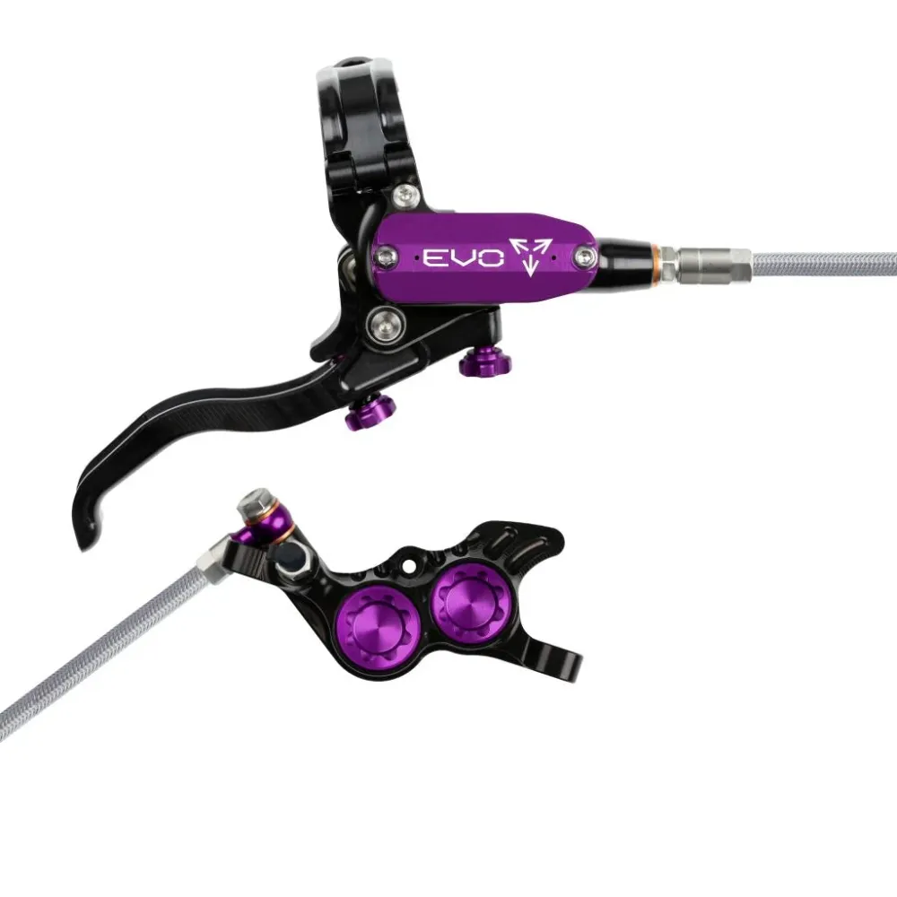 HOPE TECH 4 EVO GR4 Luchtvaart Achterrem Zwart/Paars