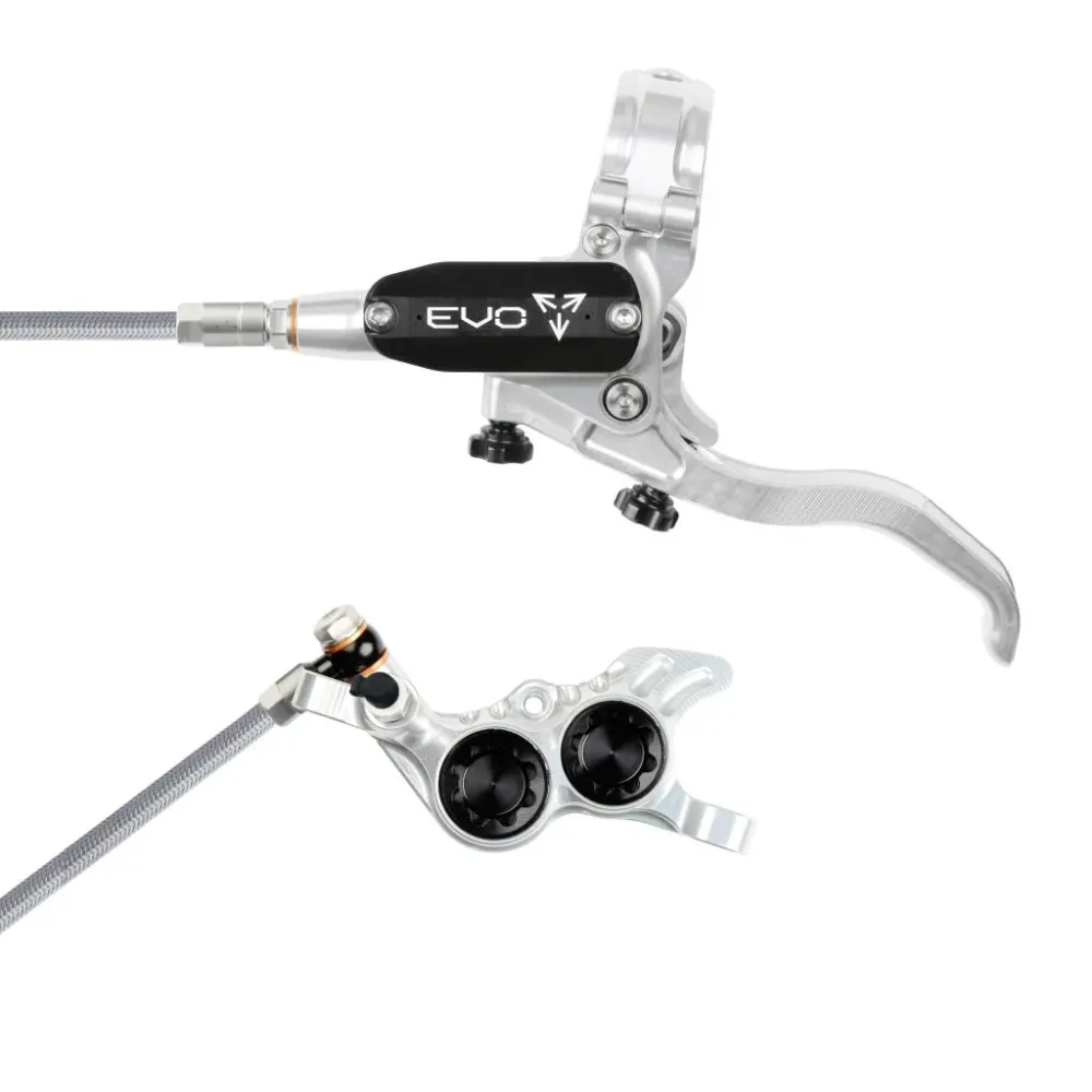 HOPE TECH 4 EVO GR4 Luchtvaart Zilver/Zwart Voorrem