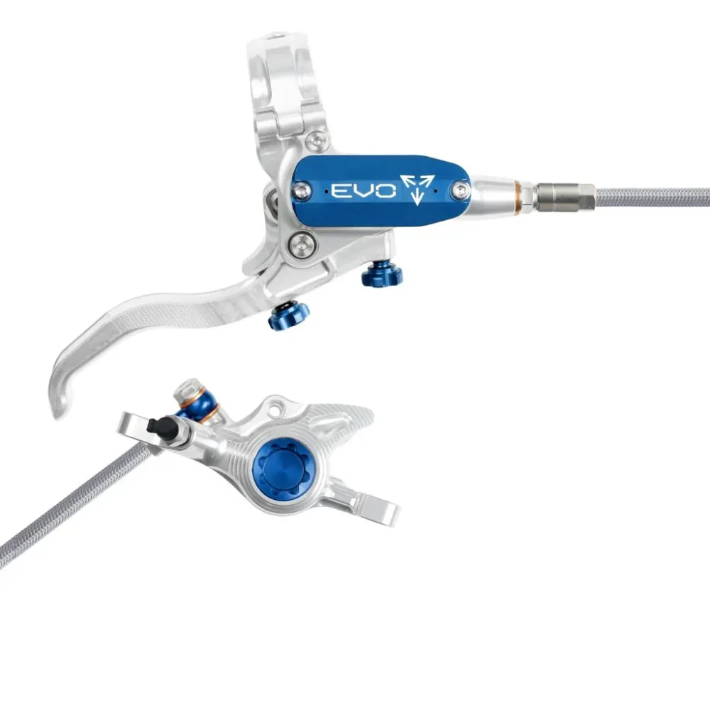 HOPE TECH 4 EVO X2 PM Luchtvaart Achterrem Zilver/Blauw