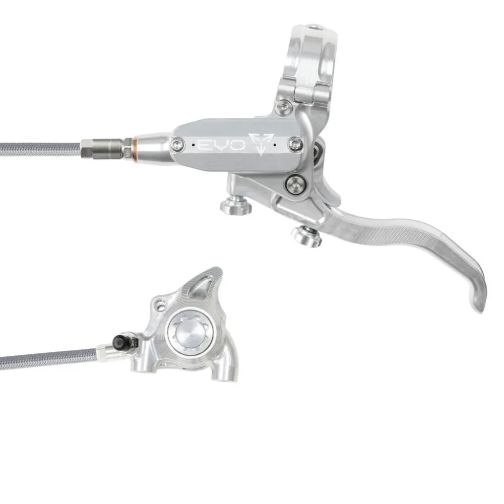 HOPE TECH 4 EVO X2 FM Luchtvaart Voorrem Zilver/Zilver