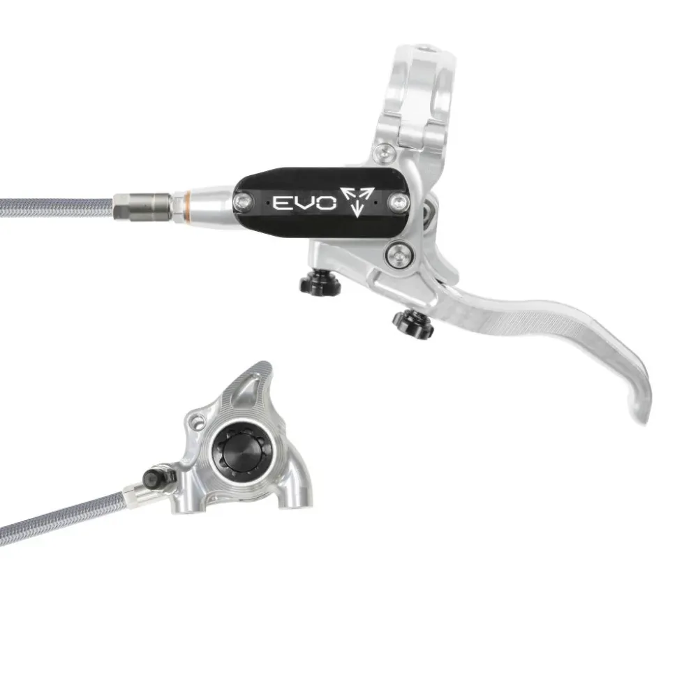 HOPE TECH 4 EVO X2 FM Luchtvaart Voorrem Zilver/Zwart