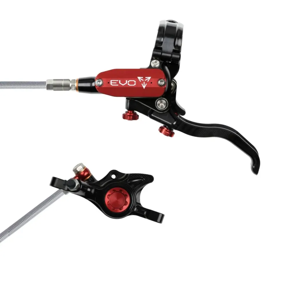 HOPE TECH 4 EVO X2 PM Luchtvaart voorrem Zwart/Rood