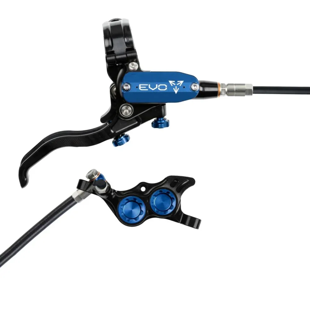 HOPE TECH 4 EVO TR4 Achterrem Zwart/Blauw
